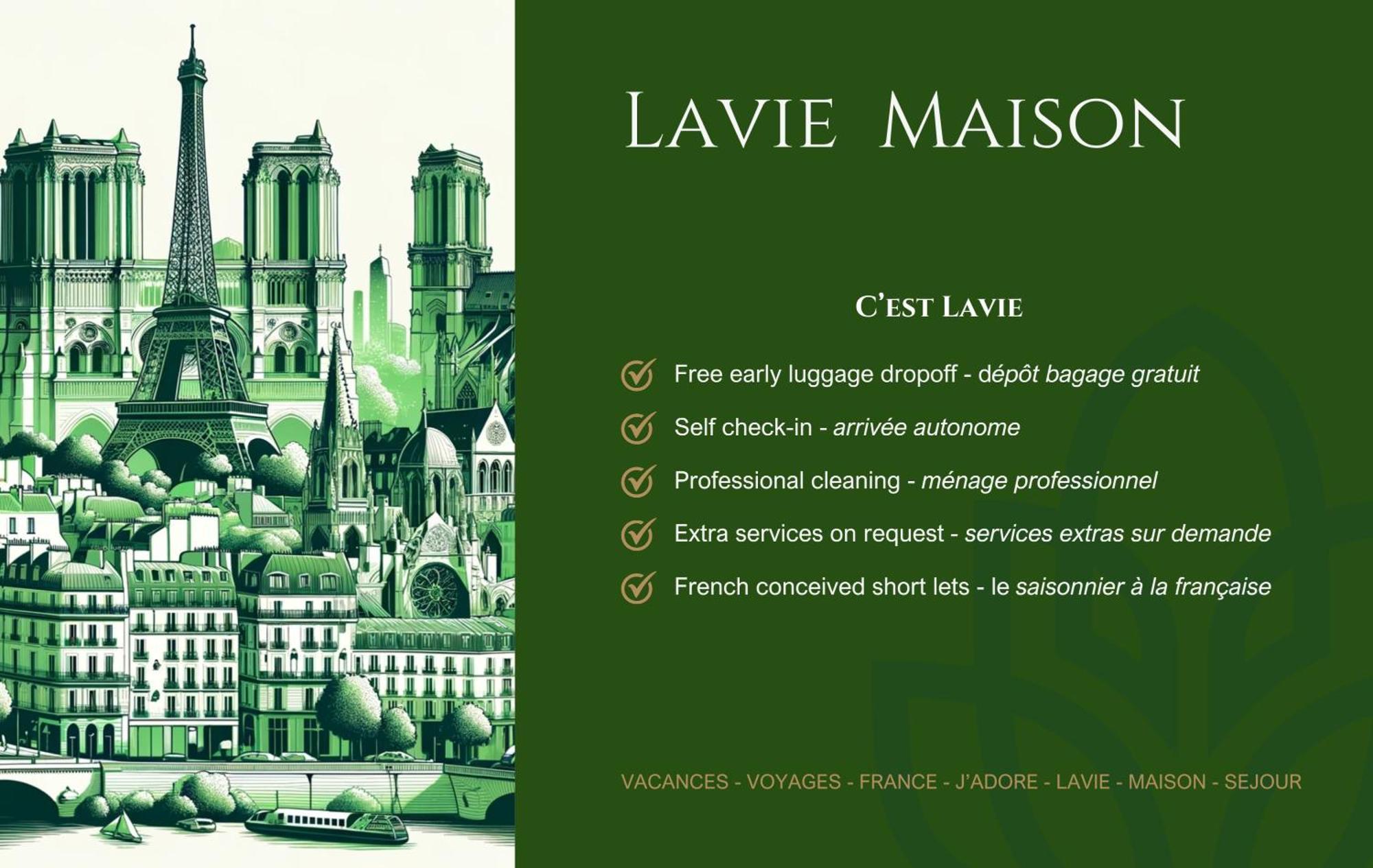 Lavie Maison Eiffel Ac Hot Tub París Exterior foto